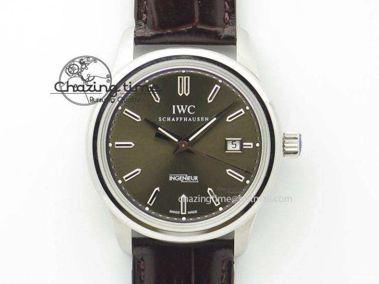 MIROTIME 0428 MoistureWicking Portofino Automatic RG IW356522 FKF 1:1 Best Edition Blue Dial on Black Croco Strap A 7109